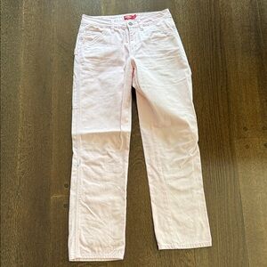 Dickies Pale Pink Straight-Leg Jeans
